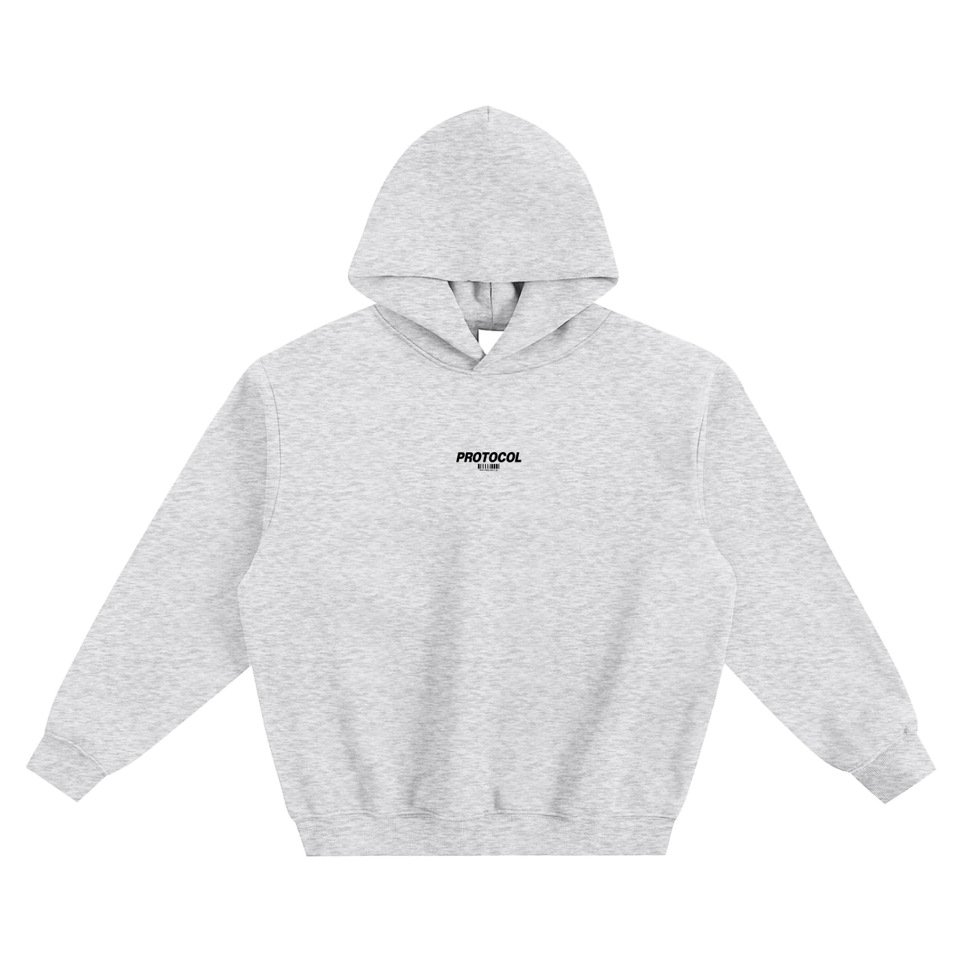 TOXIC YOUTH HOODIE — gray, front, product view